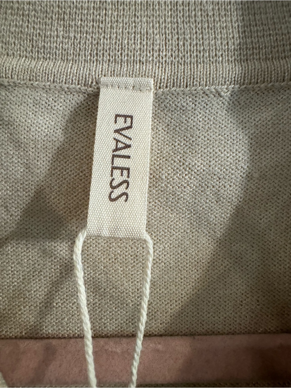 Evaless Tan Cardigan Button Down Light Sweater Women’s - Picture 5 of 5
